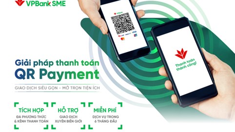 VPBank SME triển khai giải pháp QR Payment: Một mã QR duy nhất chấp nhận thanh toán từ chuyển khoản đến thẻ tín dụng