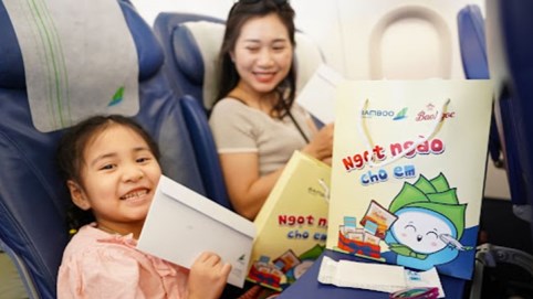 Bảo Ngọc đồng hành cùng Bamboo trên chuyến bay 1/6: 