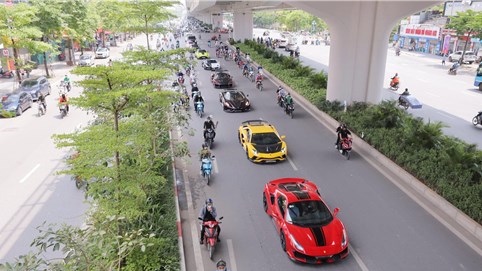 Dàn siêu xe ‘khủng’ hội tụ chào mừng lễ kỷ niệm 13 năm Thẩm mỹ viện Mailisa có mặt tại Hà Nội