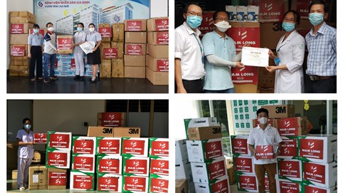 Tập đoàn Nam Long ủng hộ 12 tỷ đồng hỗ trợ cộng đồng phòng chống, kiểm soát và phục hồi giữa đại dịch Covid-19