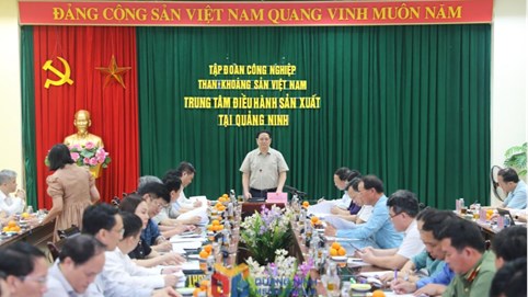Thủ tướng Chính phủ đánh giá cao TKV trong sản xuất, tăng sản lượng, đáp ứng than cho nhiệt điện