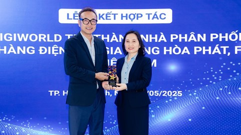 Hòa Phát và Digiworld hợp tác phân phối các sản phẩm điện máy gia dụng trên toàn quốc