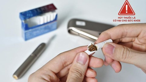 WHO phân biệt hàm lượng chất gây hại giữa thuốc lá làm nóng và thuốc lá điếu