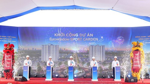 Chính thức khởi công Eurowindow Sport Garden - khu đô thị xanh, thể thao, hiện đại lớn nhất trung tâm thành phố Vinh