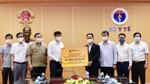 T&T Group tài trợ toàn bộ bơm kim tiêm cho chiến dịch tiêm 150 triệu liều vắc xin phòng Covid-19