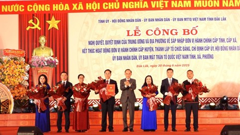 Đắk Lắk ra mắt Ban Chấp hành Đảng bộ mới