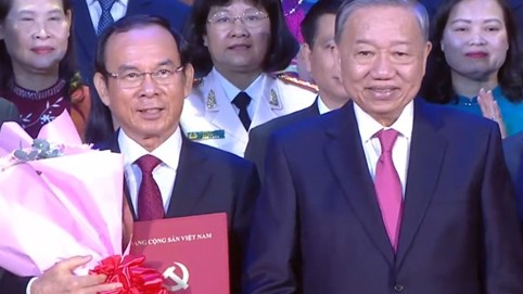 Tổng Bí thư Tô Lâm dự Lễ công bố các Nghị quyết, Quyết định thành lập TP Hồ Chí Minh