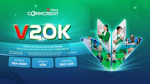 Ba lợi ích 'không thể bỏ qua' cho hộ kinh doanh từ gói giải pháp V20000 của VPBank