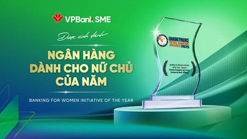Khẳng định cam kết đồng hành cùng nữ doanh nhân, VPBank nhận giải thưởng quốc tế danh giá