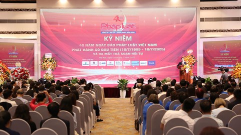 Kỷ niệm 40 năm ngày Báo Pháp luật Việt Nam phát hành số đầu tiên và ra mắt tòa soạn hội tụ