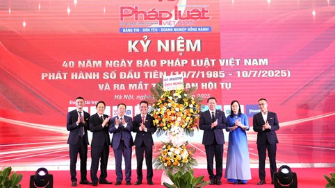 Lời cảm ơn của Báo Pháp luật Việt Nam nhân Kỷ niệm 40 năm ngày phát hành số báo đầu tiên