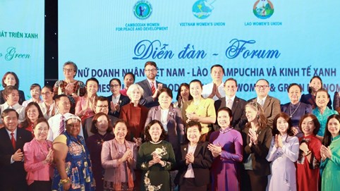Nữ doanh nhân Việt Nam - Lào - Campuchia: Tiên phong chuyển đổi xanh