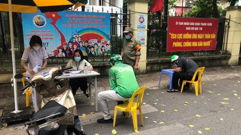 Trong 3 ngày đầu giãn cách xã hội, Hà Nội xử phạt hơn 1,5 tỷ đồng 