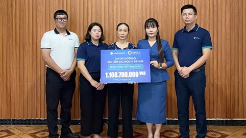 OPES và VBI chi trả hơn 1 tỷ đồng cho người thân khách hàng tham gia bảo hiểm VP Biz Care