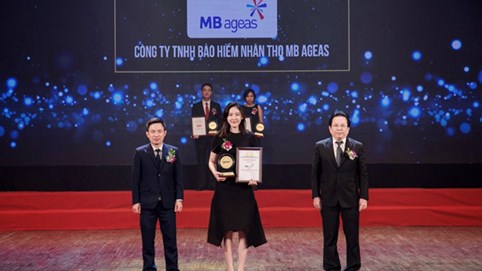 Bảo hiểm nhân thọ MB Ageas lọt “Top 10 nhãn hiệu nổi tiếng Việt Nam năm 2024”