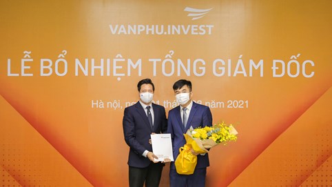 Văn Phú - Invest bổ nhiệm Tổng giám đốc mới