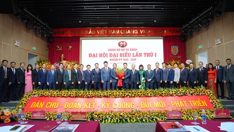 Ra mắt Ban Chấp hành Đảng bộ Bộ Tư pháp nhiệm kỳ 2025 - 2030