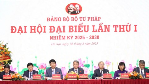 Đại hội đại biểu Đảng bộ Bộ Tư pháp lần thứ I, nhiệm kỳ 2025 - 2030 họp phiên trù bị