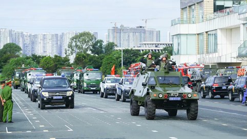 Sáng mai, gần 3.000 chiến sĩ, 245 xe chuyên dụng diễu hành tại Hà Nội