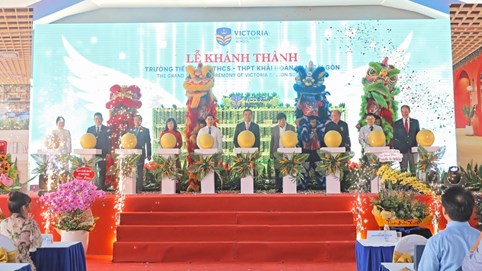 Trường Tiểu học -THCS - THPT Khải Hoàn - Nam Sài Gòn (Victoria School) khánh thành, lần đầu tiên áp dụng mô hình Happy School