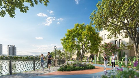 Swan Lake – Những ngôi nhà có 'trái tim xanh' kiến tạo chuẩn sống mới tại Vinhomes Green City