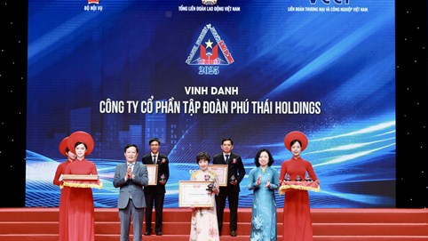 Tập đoàn Phú Thái được vinh danh ‘Doanh nghiệp tiêu biểu vì Người lao động’ năm 2025