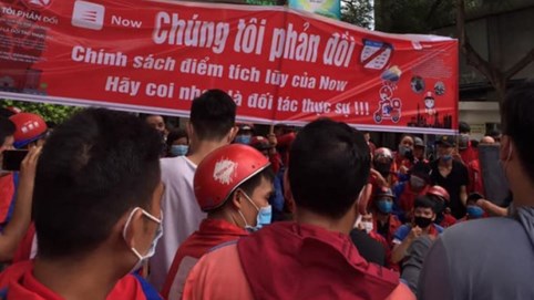 Những vụ đình công của tài xế công nghệ