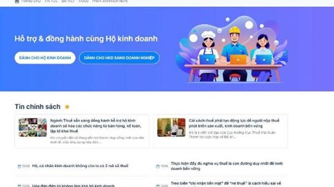 Cổng thông tin hỗ trợ người nộp thuế có tích hợp trợ lý AI