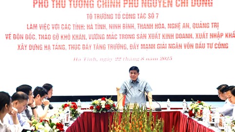 Phó Thủ tướng Nguyễn Chí Dũng làm việc với 5 địa phương để 'gỡ vướng', thúc đẩy tăng trưởng