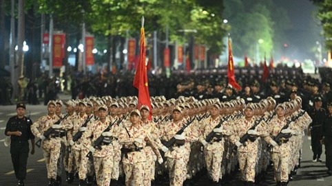 Lộ trình tuyến đường khối diễu binh, diễu hành đi qua trong tối 24/8