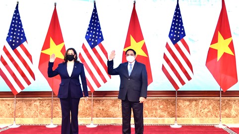 Thủ tướng Phạm Minh Chính tiếp Phó Tổng thống Hoa Kỳ Kamala Harris