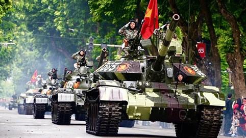 Cận cảnh dàn khí tài trong buổi tổng duyệt diễu phố Hà Nội