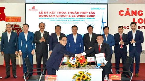 Đồng Tâm Group ký kết hợp tác với CS Wind Corp (Hàn Quốc) cho thuê đất để đầu tư nhà máy sản xuất thiết bị điện gió quy mô lớn