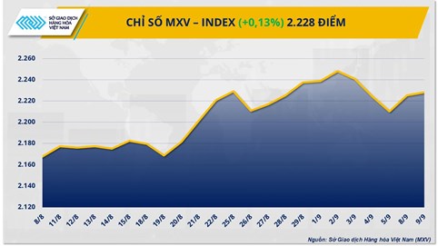 Thị trường hàng hoá: Sắc xanh bao phủ