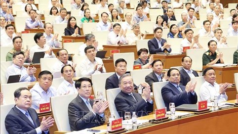 Tổng Bí thư Tô Lâm dự và chỉ đạo Hội nghị toàn quốc quán triệt và triển khai thực hiện 04 Nghị quyết của Bộ Chính trị