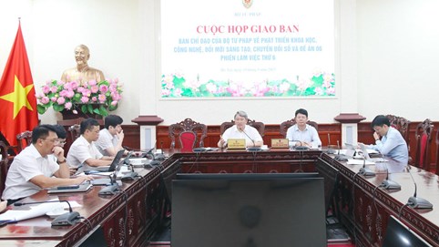 Đẩy mạnh chuyển đổi số, hoàn thiện hạ tầng dữ liệu của Bộ Tư pháp