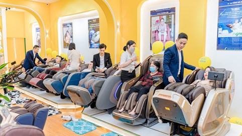 KLC - thương hiệu ghế massage được nhiều người yêu thích 