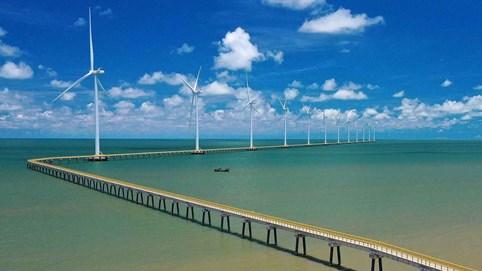 REE, Tập đoàn Trường Thành Việt Nam cùng các 'đại gia' Nhật Bản khởi công 4 dự án điện gió hơn 11.000 tỷ tại Vĩnh Long