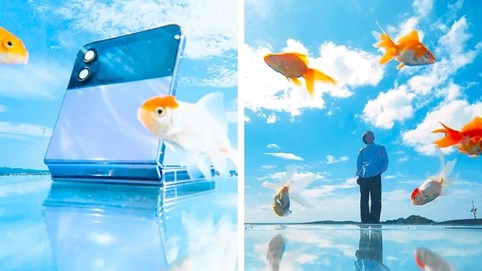 Ấn tượng cách Samsung quảng cáo điện thoại gập trên toàn thế giới