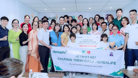 Herbalife Việt Nam tiếp tục triển khai chương trình Casa Herbalife giai đoạn 2025 - 2026 hỗ trợ bữa ăn dinh dưỡng hằng ngày cho hơn 3.000 người có hoàn cảnh khó khăn