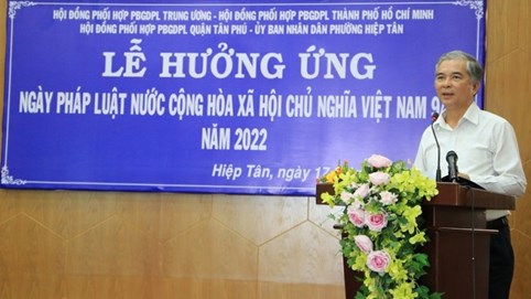 Thành phố Hồ Chí Minh: Sôi nổi và tự hào Lễ hưởng ứng Ngày pháp luật Việt Nam