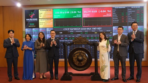 Cổ phiếu CAR của Tập đoàn giáo dục Trí Việt chính thức chuyển từ UPCoM lên niêm yết chính thức tại HNX