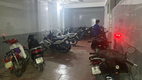 Từ 1/12, không được để xe tại tầng có lối thoát nạn