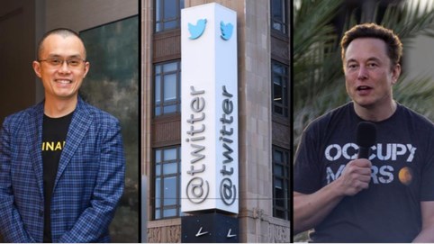 Binance rót vốn 500 triệu USD giúp tỷ phú Elon Musk mua Twitter