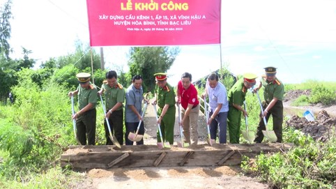 TNG Holdings Vietnam tài trợ xây cầu dân sinh ở Bạc Liêu