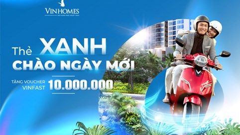 Vinhomes tặng cư dân 30.000 voucher xe máy điện VinFast 