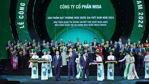 02 nền tảng số MISA được công nhận là sản phẩm Thương hiệu quốc gia Việt Nam 2024
