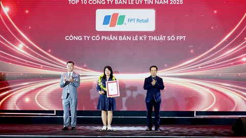  FPT Retail 9 năm liên tiếp vào Top 10 Công ty bán lẻ uy tín