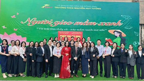 Công ty Luật TNHH XTVN tuyên truyền pháp luật tại trường THCS Nguyễn Huy Tưởng, xã Đông Anh, Thành phố Hà Nội