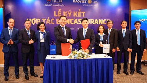 Bảo Việt Nhân thọ và Ngân hàng Quốc dân NCB ký kết thỏa thuận hợp tác